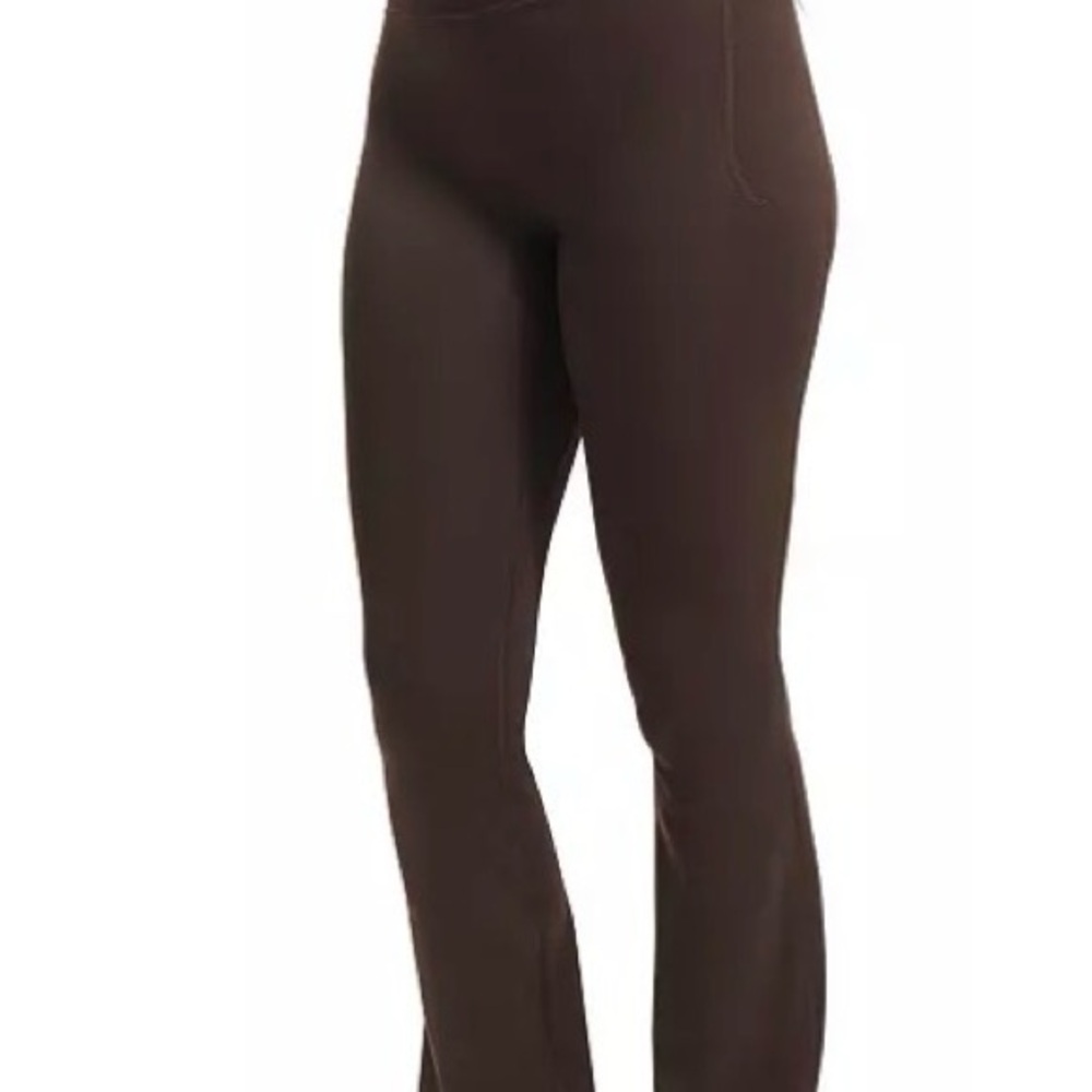 EUC Under Armour Brown Boot-Cut Flare Leggings